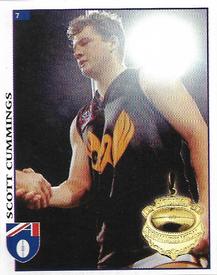 1998 Select AFL Stickers #7 Scott Cummings Front